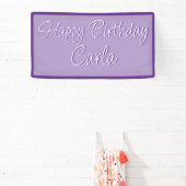 バースデーパーティーバナーデコレーション – 名前をカスタムする 横断幕 (インサイチュ)