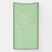 バースデーパーティーバナーデコレーション – 名前をカスタムする 横断幕 (縦)