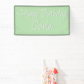 バースデーパーティーバナーデコレーション – 名前をカスタムする 横断幕 (インサイチュ)