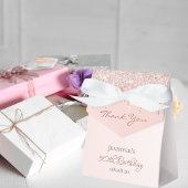 バースデーパーティーバラ感謝してい金ゴールドユー フェイバーボックス