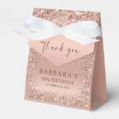 バースデーパーティーバラ金ゴールドサンキューキュート フェイバーボックス (正面サイド)