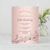 バースデーパーティーバラ金ゴールドダイヤモンド音楽 招待状 (スタンド正面)