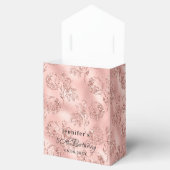 バースデーパーティーバラ金ゴールドピンク感謝していグリッターユー フェイバーボックス (オープン)