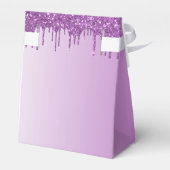 バースデーパーティーパープルグリッター感謝していユー フェイバーボックス (裏面サイド)