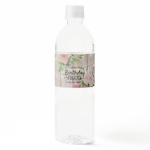 バースデーパーティーフラワーズ素朴ウッドストリングライト