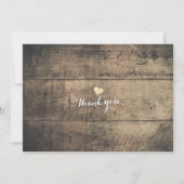 バースデーパーティーフラワーズ素朴ウッドストリングライト 招待状 (裏面)