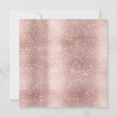 バースデーパーティーブライダルシャワー3Dホワイトローズ 招待状 (裏面)