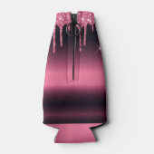 バースデーパーティーブルゴーニュピンクグリッター21グラム ボトルクーラー (裏面)