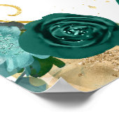 バースデーパーティーブロンデプリンセスティール（緑がかった色）へようこそ ポスター (角)