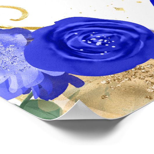 バースデーパーティーブロンデプリンセスブ王室のルーウェルカム ポスター (角)