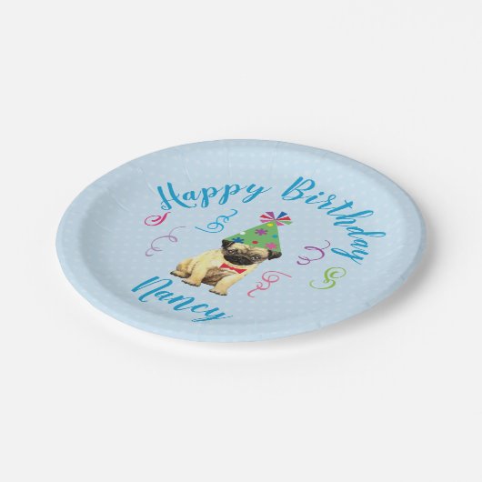 バースデーパーティープグ紙プレート ペーパープレート (アングル)
