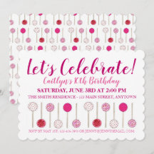 バースデーパーティーベビーブライダルシャワーピンクケーキポップ