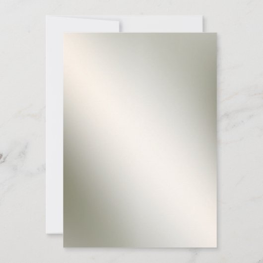 バースデーパーティーホワイトバードコカトオグリーン葉ズ 招待状 (裏面)