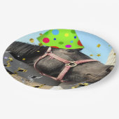 バースデーパーティーホース ペーパープレート (アングル)