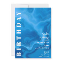 バースデーパーティームーンストーンブルー