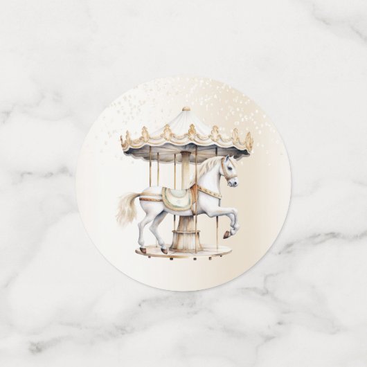 バースデーパーティーメリーゴラウンドサーカスカーニバル コンフェッティ (スモール正面)