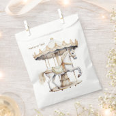 バースデーパーティーメリーゴラウンドサーカスカーニバル フェイバーバッグ (クリップ留めされた状態)