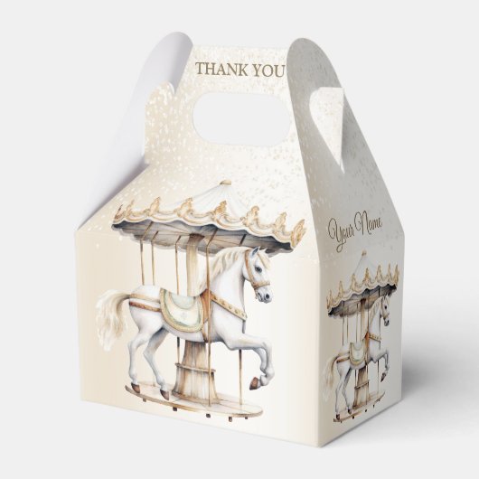 バースデーパーティーメリーゴラウンドサーカスカーニバル フェイバーボックス (正面サイド)