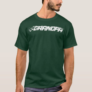 バースデーパーティーレースファミリーピットクルートレースグランパ Tシャツ