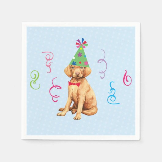 バースデーパーティーヴィズスラナプキンス スタンダードカクテルナプキン (正面)