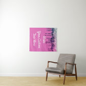 バースデーパーティー写真ブースBackdrop Sweet 16 Drop タペストリー (インサイチュ(横))