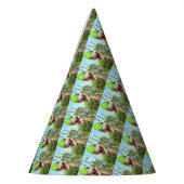 バースデーパーティー恐竜 パーティーハット (左)