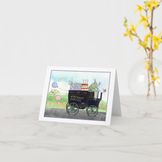 バースデーパーティー株式会社のカード カード (黄色い花)