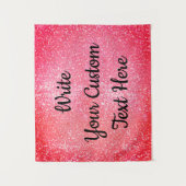 バースデーパーティー背景フォトブースモダングリッター タペストリー (正面)