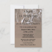 バースデーパーティー航海のビーチカスタムトレンディーカッコいい 招待状 (正面)