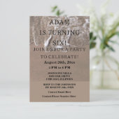 バースデーパーティー航海のビーチカスタムトレンディーカッコいい 招待状 (スタンド正面)