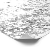 バースデーパーティー銀ウェルカム ポスター (角)