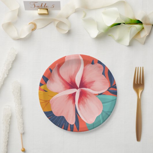 バースデーパーティー食器 ペーパープレート (ウェディング)