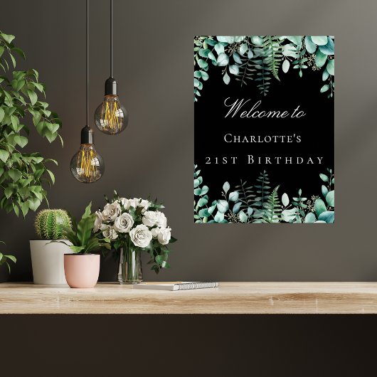 バースデーパーティー黒ユーカリの森へようこそ ポスター