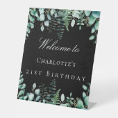 バースデーパーティー黒ユーカリの森へようこそ 台座サイン (正面)