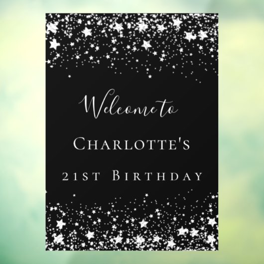 バースデーパーティー黒銀の星へようこそ ウィンドウサイン (シート3)