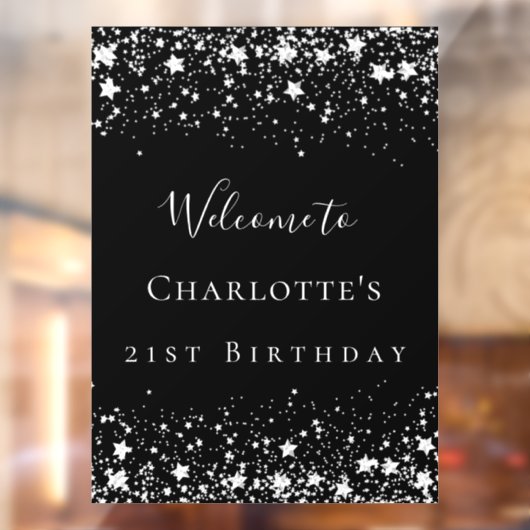 バースデーパーティー黒銀の星へようこそ ウィンドウサイン (シート2)