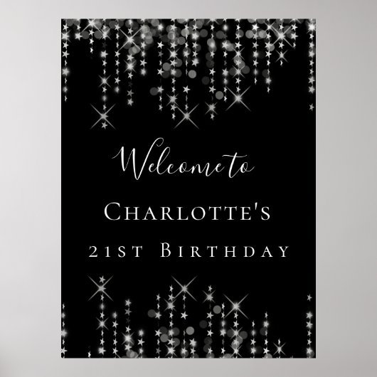 バースデーパーティー黒銀の星へようこそ ポスター (正面)