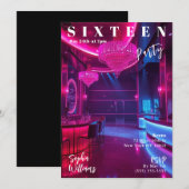 バースデーパーティー16 マガジンカバー 招待状 (正面/裏面)