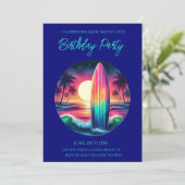 バースデーパーティー – サーフボードエスケープ –  招待状 (スタンド正面)