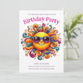 バースデーパーティー - 晴れのスマイル 招待状 (スタンド正面)