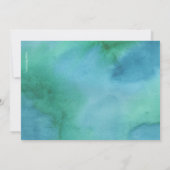 バースデーパーティー 水彩 | 男の子の招待状 招待状 (裏面)