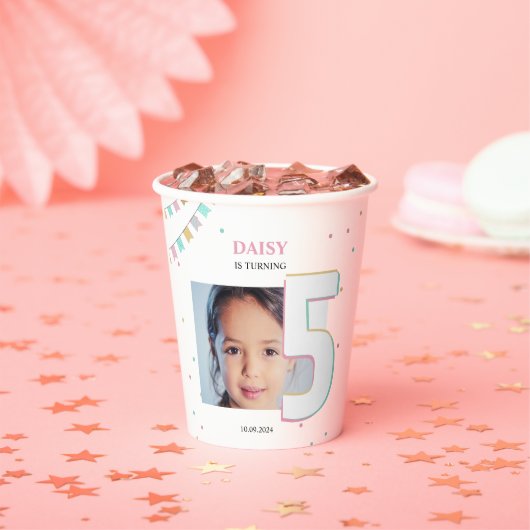 バースデーパーティー – 紙カップ |カスタム年 紙コップ (インサイチュ)