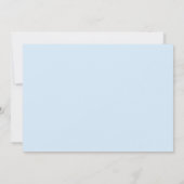 バースデーパーティー-赤い花の庭と灌水のカン 招待状 (裏面)