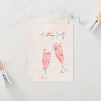 バースデーパーティ招待状 招待状