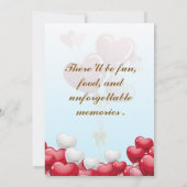 バースデーパーティ招待状 招待状 (裏面)