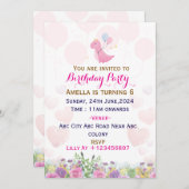 バースデーパーティ招待状 招待状 (正面/裏面)