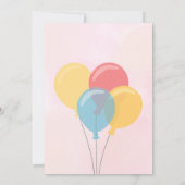 バースデーパーティ招待状 招待状 (裏面)