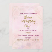 バースデーパーティ招待状 招待状 (正面/裏面)