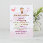 バースデーパーティ招待状 招待状 (スタンド正面)