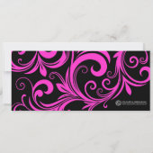 バースデーパーティ招待状 招待状 (裏面)